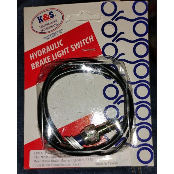 Other - K&S Universal Hydraulic Brake Light Switch Yamaha, Honda Suzuki Off Road 12-0010
